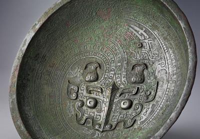 图片[3]-Pan water vessel with coiling dragon pattern, late Shang dynasty, c. 13th-12th century BCE-China Archive